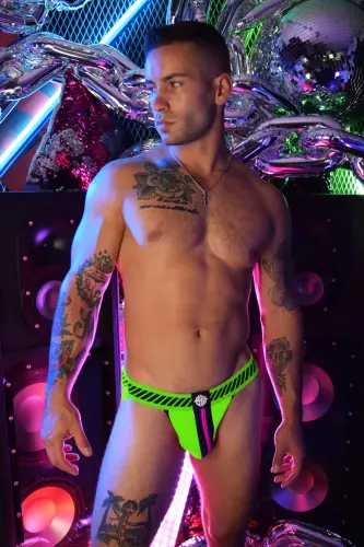 Jockstrap MAGNUM Neon Groen – 4/6