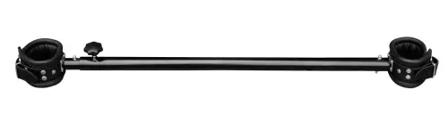 Verstellbarer Metallstab mit Lederhandschellen - 35 bis 60cm – 2/6