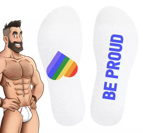 Regenboog sokken Be Proud SneakXX – 3/5