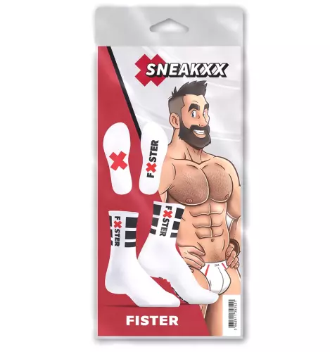 Weiße Fister Socken SneakXX – 4/5