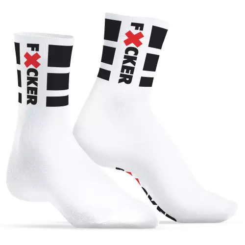 Weiße Fucker Socken SneakXX – 1/5