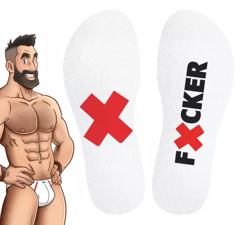 Weiße Fucker Socken SneakXX – 3/5