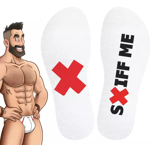 Weiße Sniff Me Socken SneakXX – 3/5