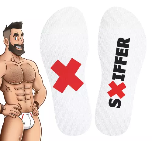 Weiße Sniffer Socken SneakXX – 3/7
