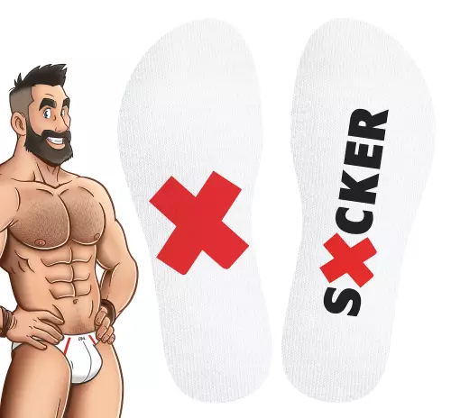 Weiße Socken Sucker SneakXX – 3/5
