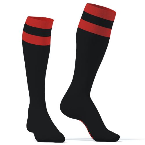High Hard SneakXX Socks Black-Red