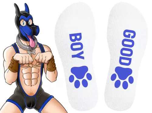 Socken Good Boy Blau-Weiß – 3/7