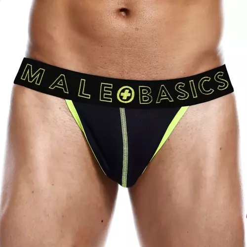 String NEON MaleBasics Schwarz-Gelb – 1/12