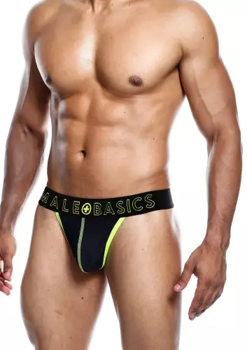 String NEON MaleBasics Schwarz-Gelb – 4/12