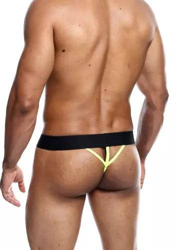 String NEON MaleBasics Schwarz-Gelb – 6/12