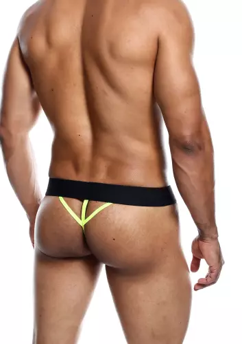 String NEON MaleBasics Schwarz-Gelb – 7/12