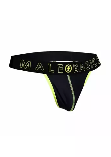 String NEON MaleBasics Schwarz-Gelb – 8/12