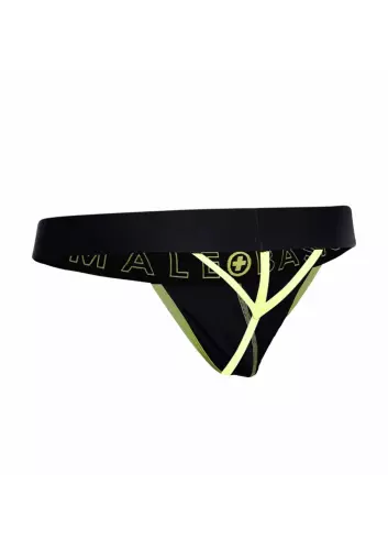 String NEON MaleBasics Schwarz-Gelb – 9/12