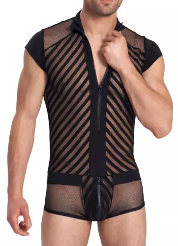 Body sexy PLAYSUIT Zwart – 2/7