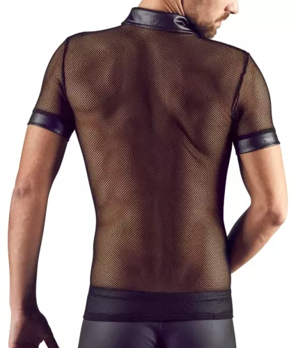 T-shirt sexy NET MEN Schwarz – 2/5