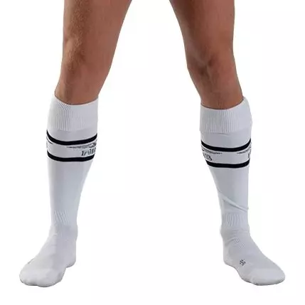 Hoge sokken URBAN FOOTBALL SOCKS Wit-Zwart – 1/3