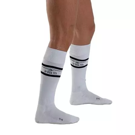 Hoge sokken URBAN FOOTBALL SOCKS Wit-Zwart – 3/3