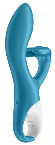 Vibro Kaninchen EMBRACE ME Satisfyer 20cm Blau – 5/7