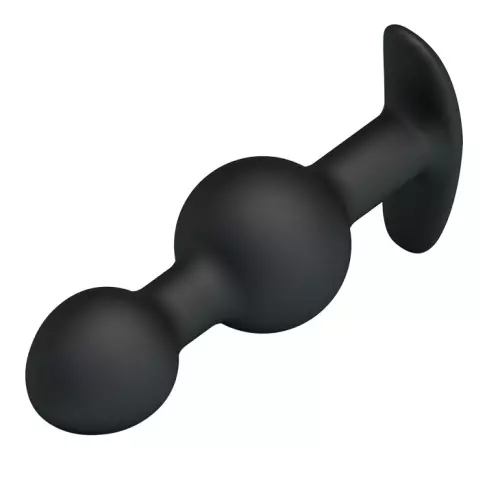 DUO Heavy Balls Silicone Butt Plug 10.4 x 2.6 cm – 4/9