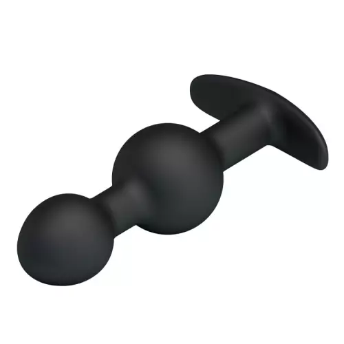DUO Heavy Balls Silicone Butt Plug 10.4 x 2.6 cm – 6/9