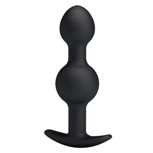DUO Heavy Balls Silicone Butt Plug 10.4 x 2.6 cm – 8/9