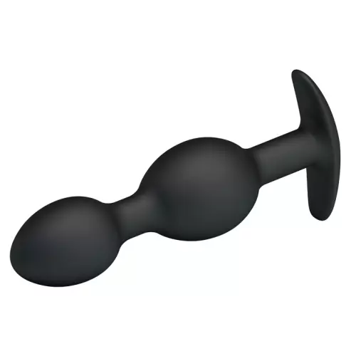 Double Heavy Balls Silicone Butt Plug 12.5 x 3.3 cm – 4/9