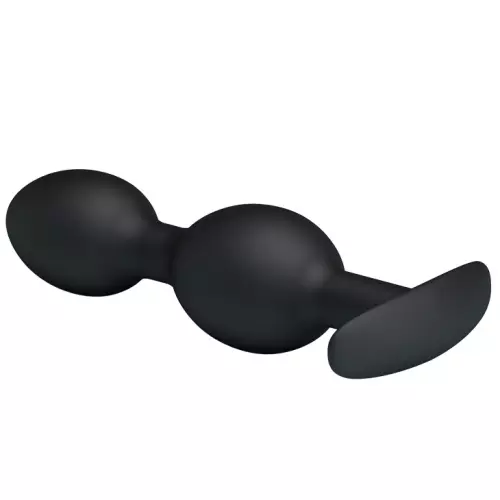 Double Heavy Balls Silicone Butt Plug 12.5 x 3.3 cm – 5/9
