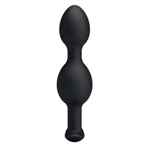 Double Heavy Balls Silicone Butt Plug 12.5 x 3.3 cm – 7/9