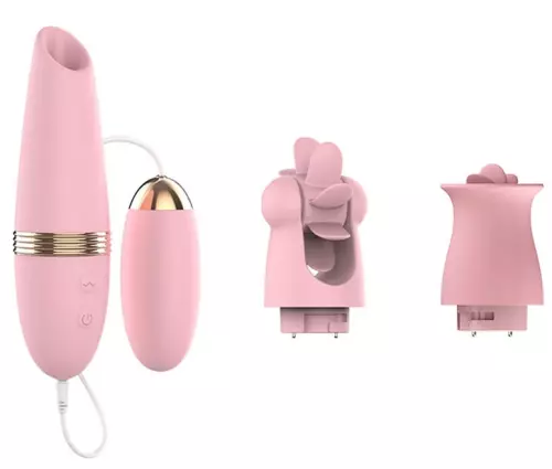 Kit Klitoris-Stimulation Lilo Magic 3 Aufsätze – 3/7