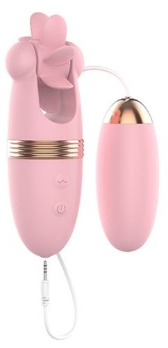 Magic Roll rotary clitoris stimulator 13cm Pink