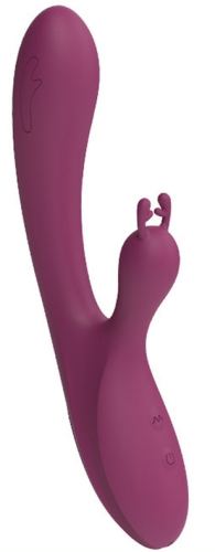Deer Jack Vibro Rabbit 23cm Purple