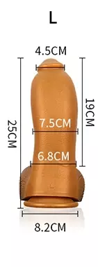 Silikon Dildo Ashika L 19 x 7,5 cm – 8/8