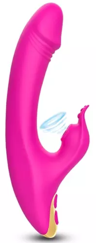 Vibrator Rabbit mit Ansaugung Amant Vibe 22 cm Rosa – 1/7
