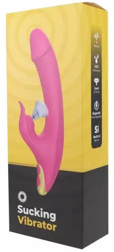 Vibrator Rabbit mit Ansaugung Amant Vibe 22 cm Rosa – 2/7