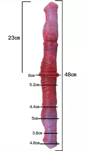 Doppel-Dildo Duo Wolf 48 x 5cm – 8/11
