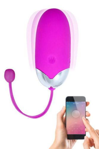 Verbundenes Vibrationsei Pretty Love 7,3 x 3,3 cm