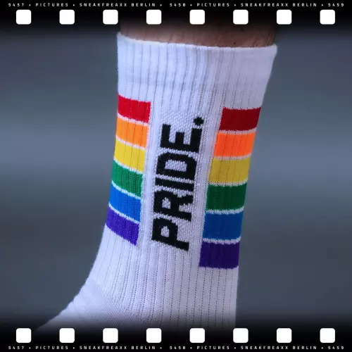 Weiße Socken SneakFreaxx Pride – 3/7