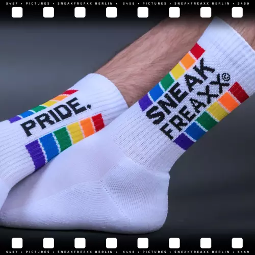Weiße Socken SneakFreaxx Pride – 6/7