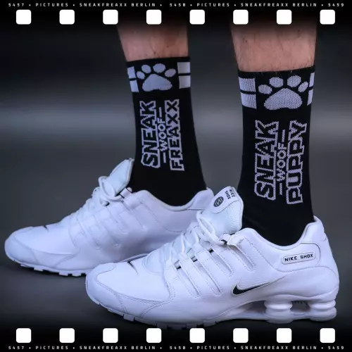 Socken SNEAK PUPPY Schwarz-Weiß – 2/6