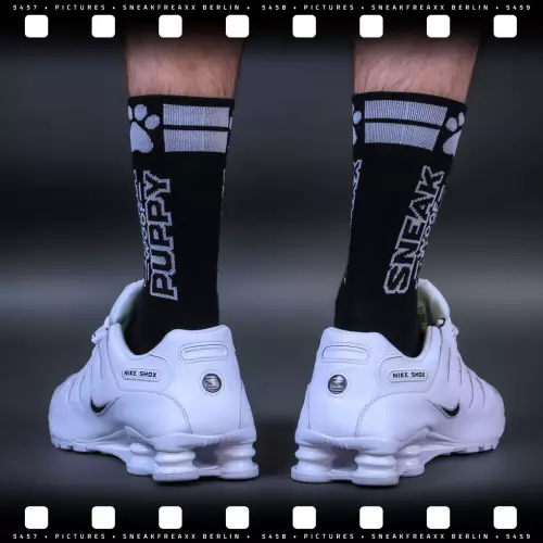 Socken SNEAK PUPPY Schwarz-Weiß – 5/6