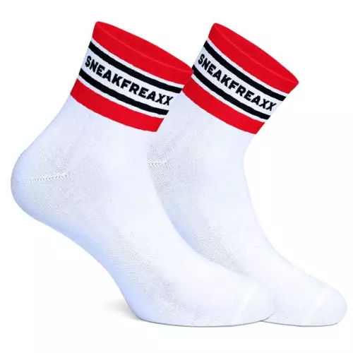Kurze Socken SNEAKS HORNY SHORT Weiß – 3/5