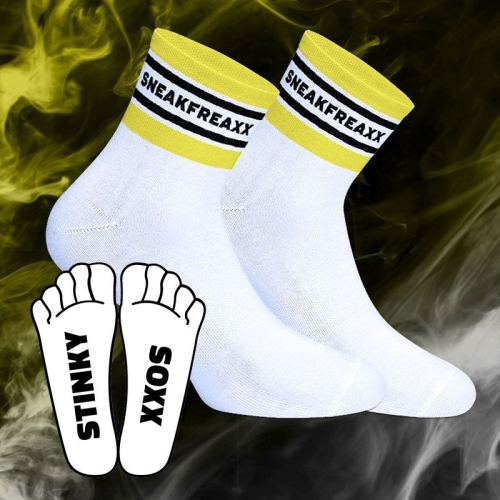 STINKY SOXX SHORT Low Socks White