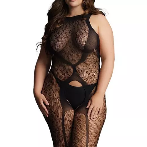 CROTCHLESS LEOPARD combinatie Zwart – 1/8