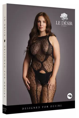 CROTCHLESS LEOPARD combinatie Zwart – 5/8