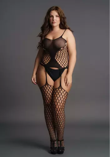 Body und Strümpfe FENCE NET Schwarz – 7/8