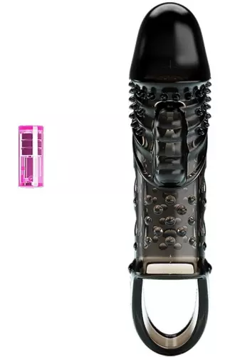 Vibrating Penis Sheath Cecelia Pretty Love 13 x 4cm – 3/4