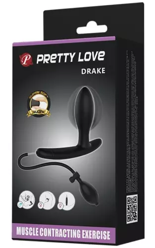 Aufblasbarer Analplug aus Silikon Drake Pretty Love 7 x 2.5cm – 2/4