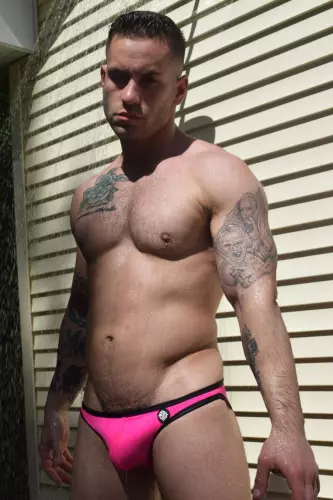 Slip DOMINATOR MANKINI Neonrosa – 4/10