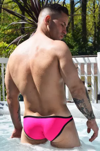Slip DOMINATOR MANKINI Neonrosa – 10/10