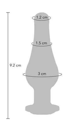 Schmuck-Analplug Twilight Bum S 9 x 3.2cm – 4/5